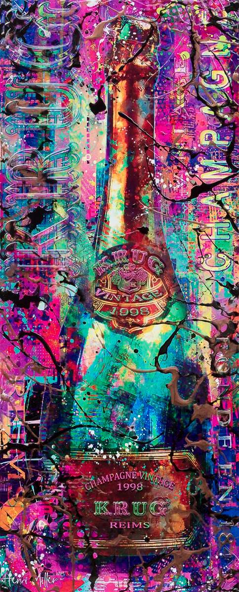 City Never Sleeps - Original - SOLD by artist Henri Miller - Wyecliffe Galleries
