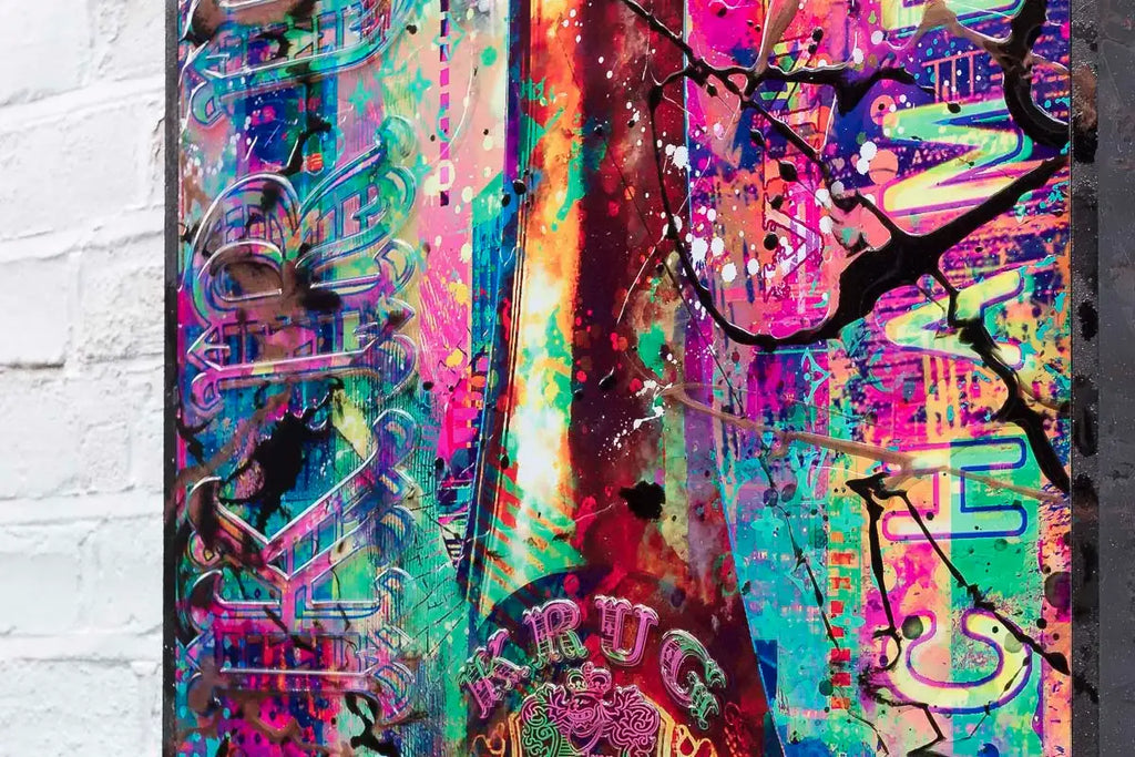 City Never Sleeps - Original - SOLD by artist Henri Miller - Wyecliffe Galleries