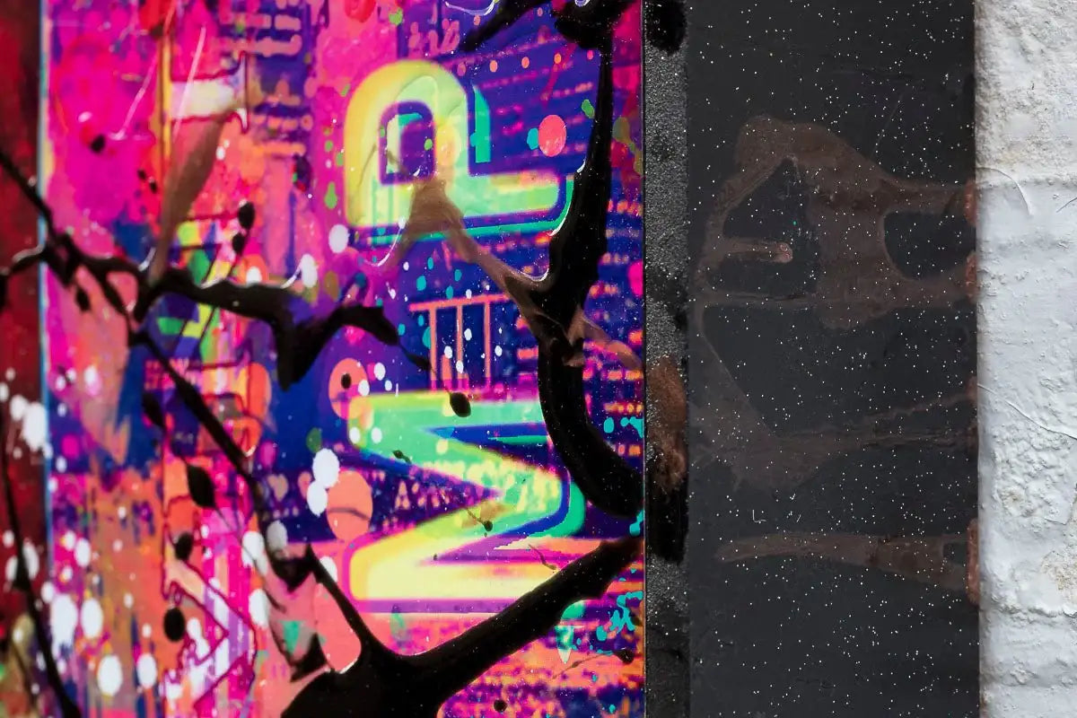 City Never Sleeps - Original - SOLD by artist Henri Miller - Wyecliffe Galleries