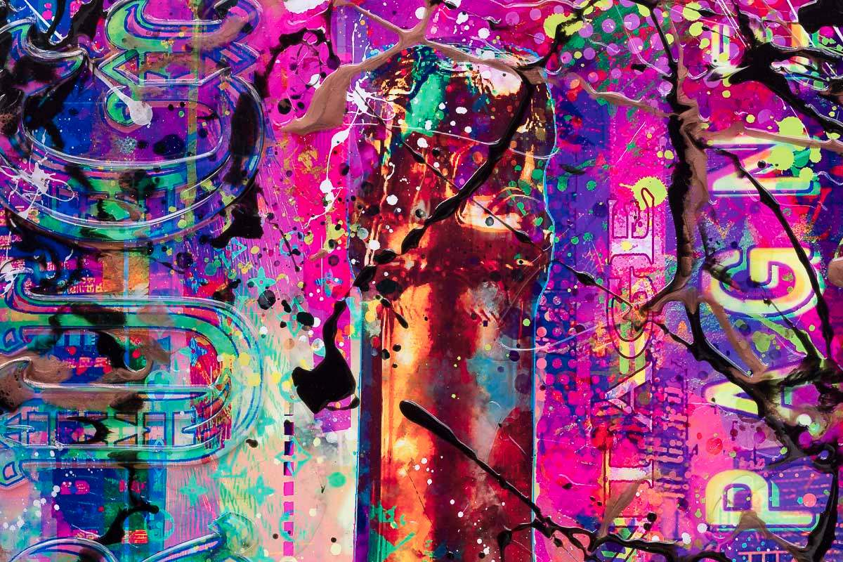 City Never Sleeps - Original - SOLD by artist Henri Miller - Wyecliffe Galleries