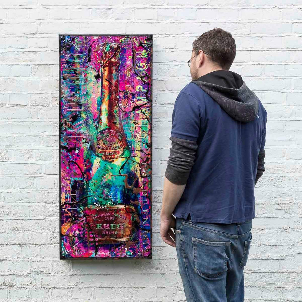 City Never Sleeps - Original - SOLD by artist Henri Miller - Wyecliffe Galleries