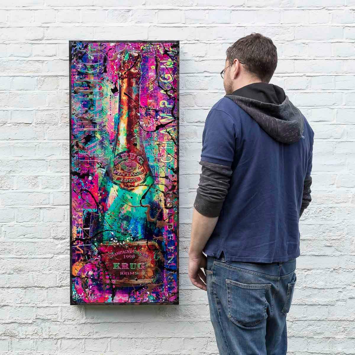 City Never Sleeps - Original - SOLD by artist Henri Miller - Wyecliffe Galleries
