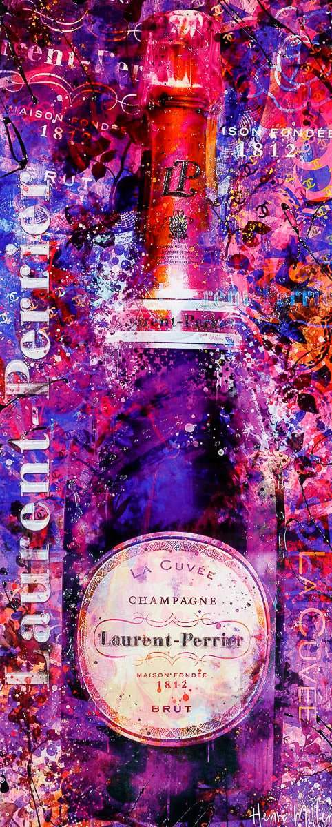 Elegia Of Indigo - Original - SOLD by artist Henri Miller - Wyecliffe Galleries