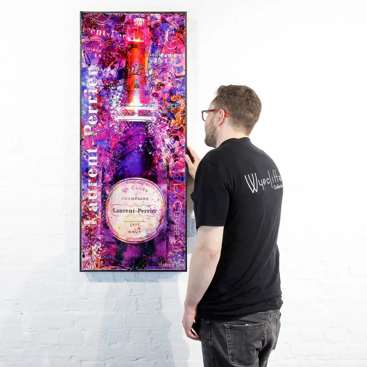 Elegia Of Indigo - Original - SOLD by artist Henri Miller - Wyecliffe Galleries