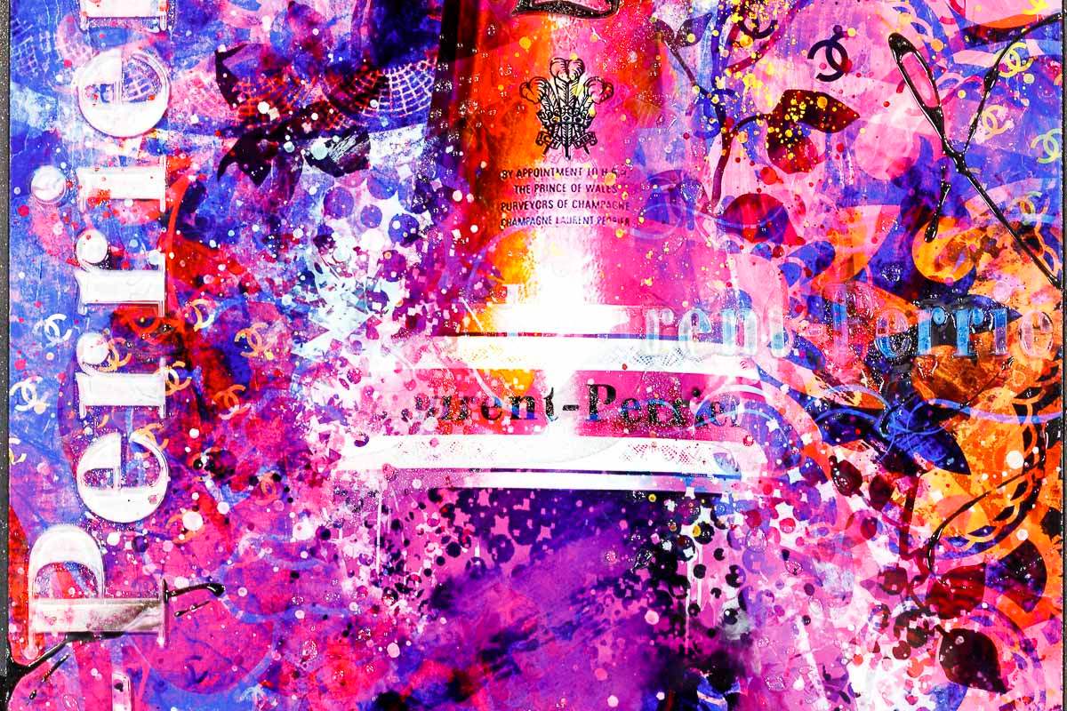 Elegia Of Indigo - Original - SOLD by artist Henri Miller - Wyecliffe Galleries