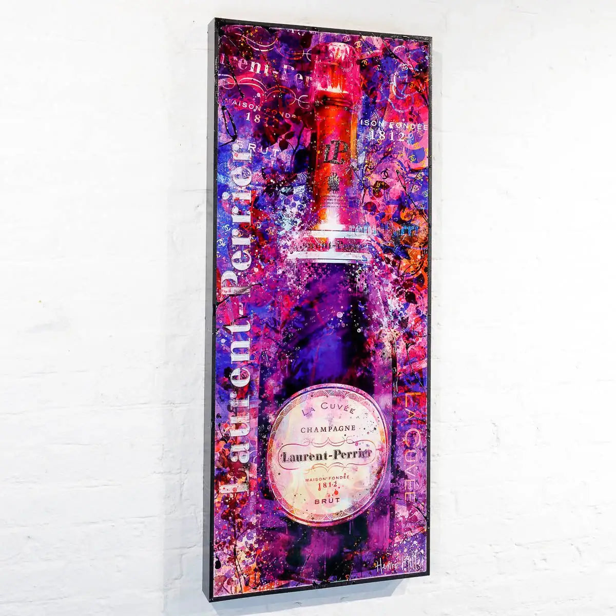 Elegia Of Indigo - Original - SOLD by artist Henri Miller - Wyecliffe Galleries