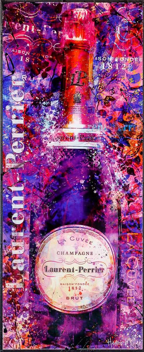 Elegia Of Indigo - Original - SOLD by artist Henri Miller - Wyecliffe Galleries