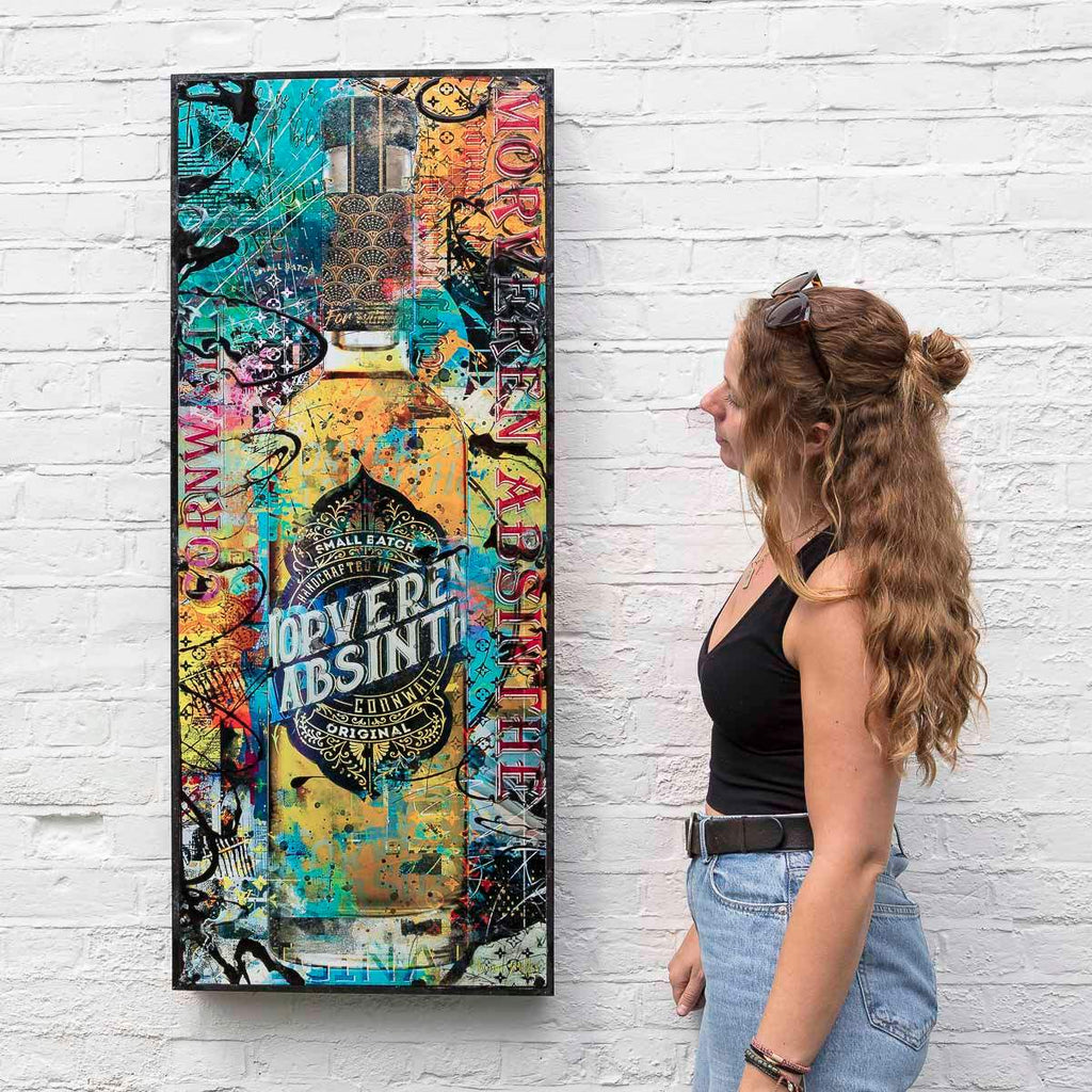 Into Seafoam - Original by artist Henri Miller - Wyecliffe Galleries