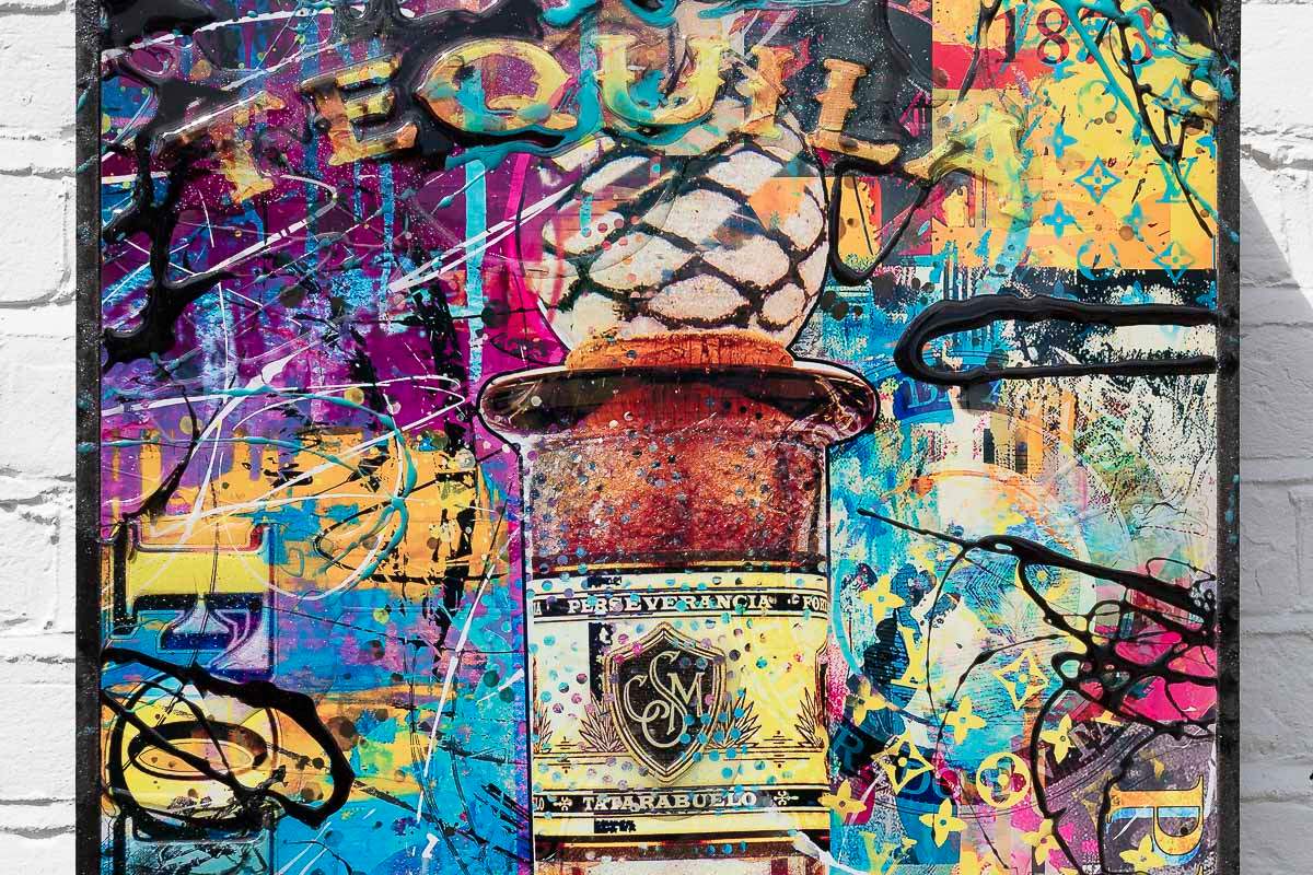 Liquid Light - Original by artist Henri Miller - Wyecliffe Galleries