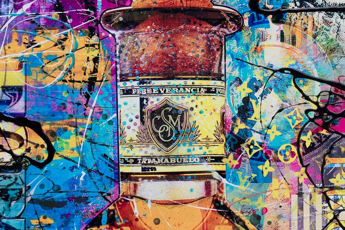 Liquid Light - Original by artist Henri Miller - Wyecliffe Galleries
