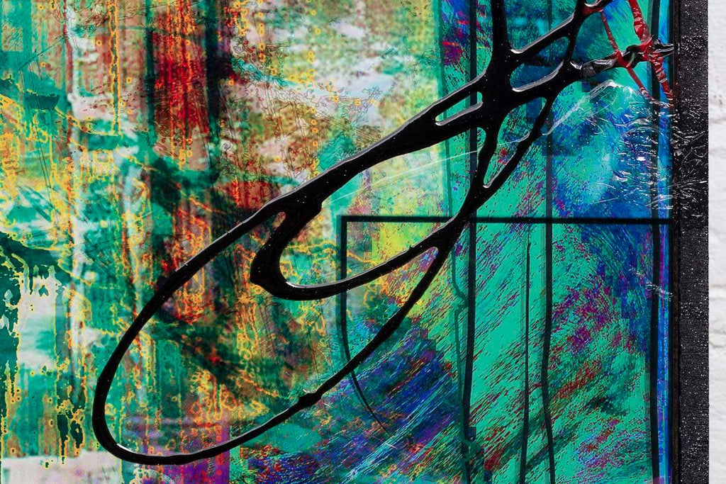 Neon Empire - Original - SOLD by artist Henri Miller - Wyecliffe Galleries