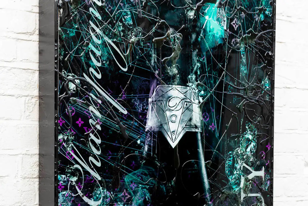 Platinum Elegance - Original by artist Henri Miller - Wyecliffe Galleries