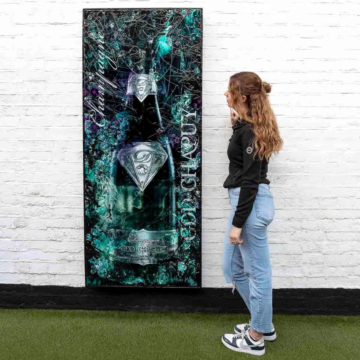 Platinum Elegance - Original by artist Henri Miller - Wyecliffe Galleries