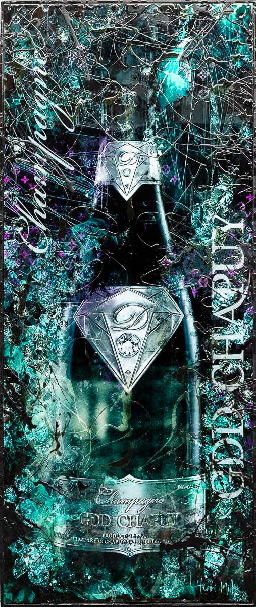 Platinum Elegance - Original by artist Henri Miller - Wyecliffe Galleries