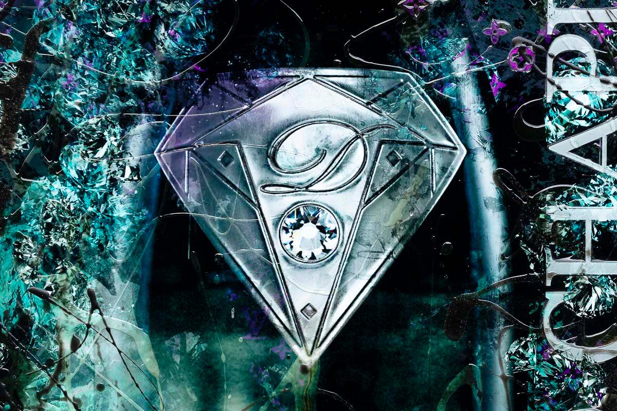 Platinum Elegance - Original by artist Henri Miller - Wyecliffe Galleries