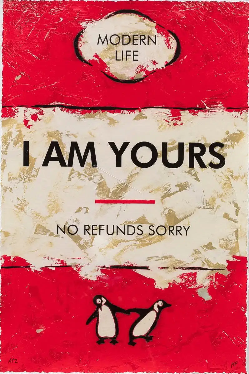 I Am Yours - Edition by artist Hue Folk - Wyecliffe Galleries