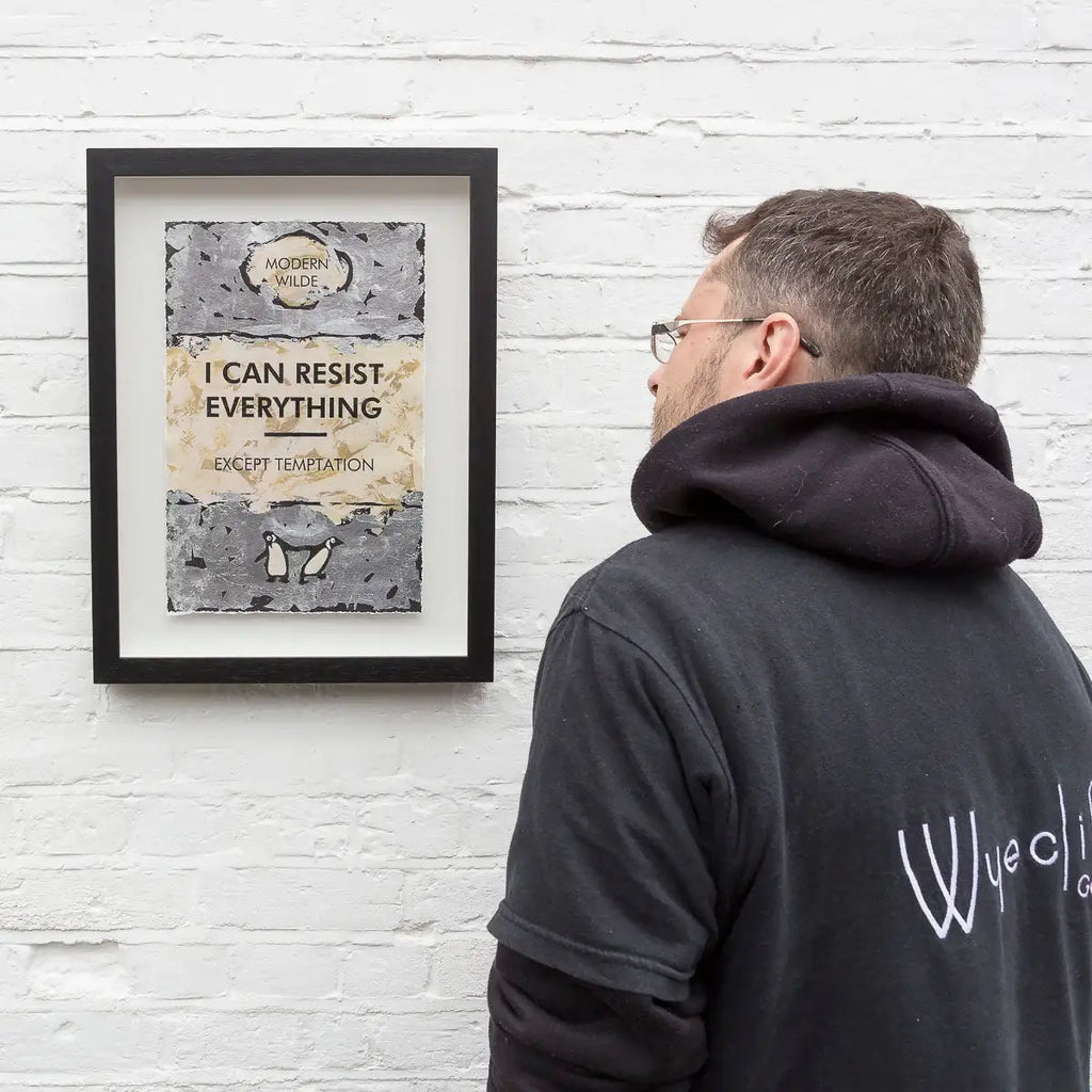 I Can Resist Everything - Edition by artist Hue Folk - Wyecliffe Galleries