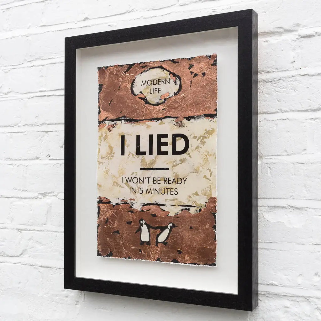 I Lied - Edition by artist Hue Folk - Wyecliffe Galleries