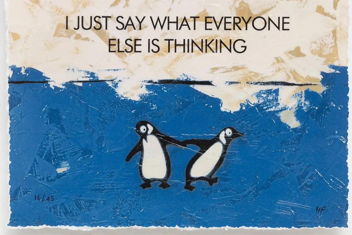 I'm Not Rude - Edition by artist Hue Folk - Wyecliffe Galleries