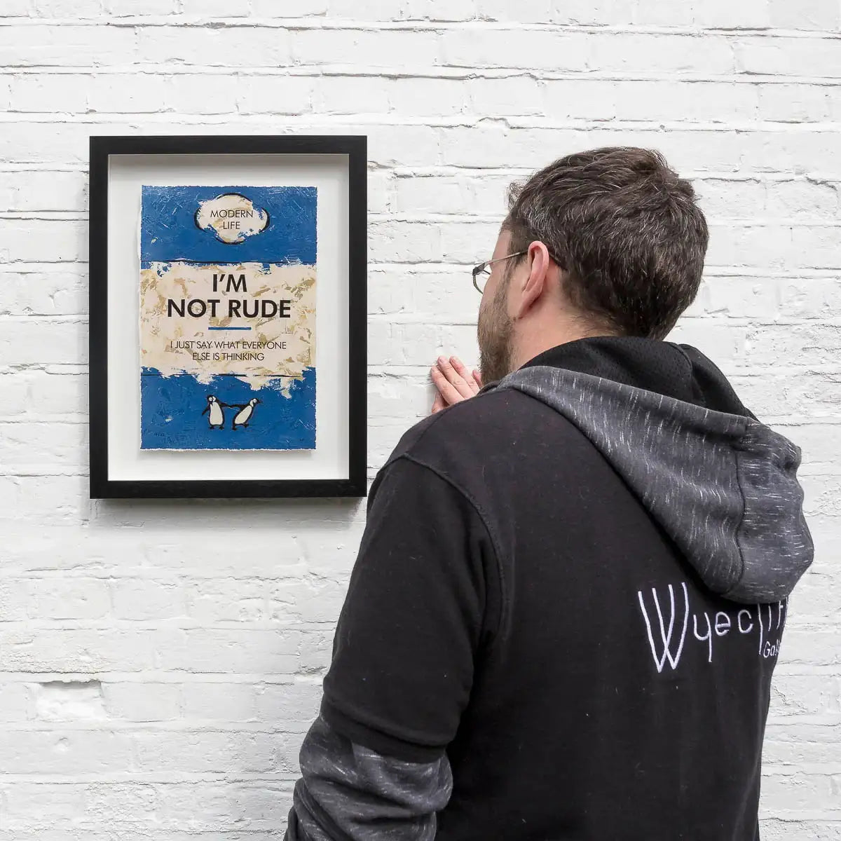 I'm Not Rude - Edition by artist Hue Folk - Wyecliffe Galleries