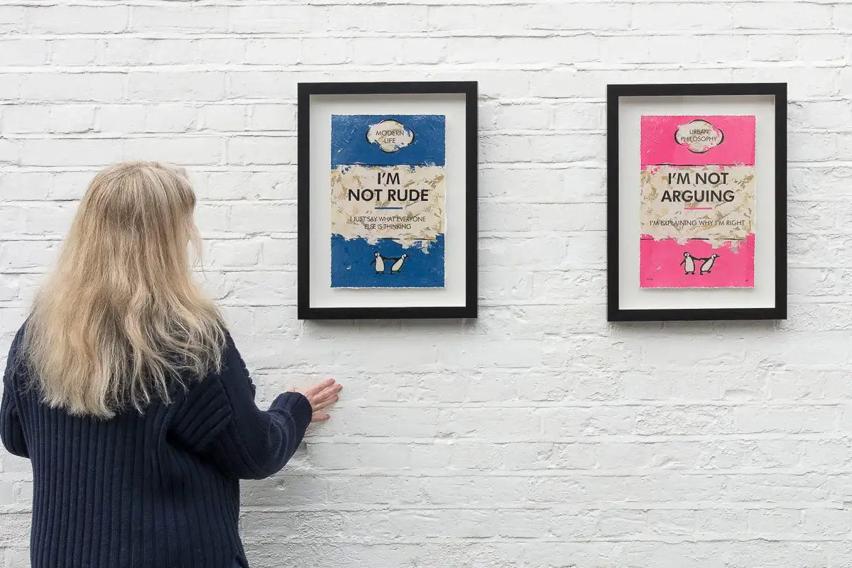I'm Not Rude - Edition by artist Hue Folk - Wyecliffe Galleries