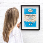 Make Yourself At Home - Edition - SOLD by artist Hue Folk - Wyecliffe Galleries