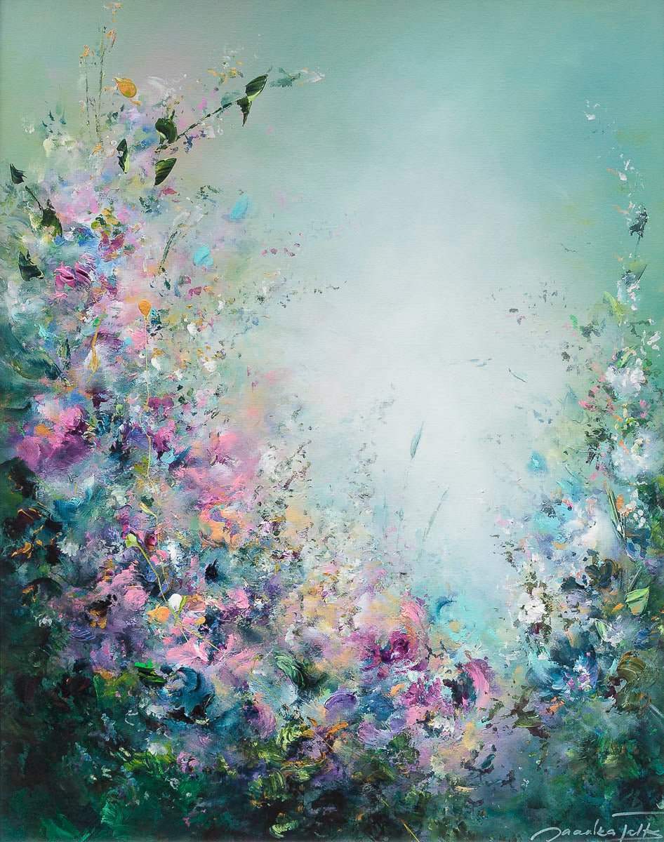 In A Heartbeat - Original - SOLD by artist Jaanika Talts - Wyecliffe Galleries