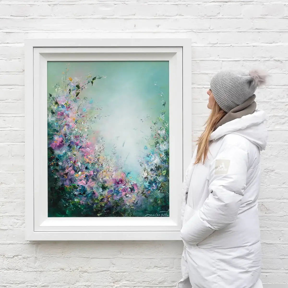 In A Heartbeat - Original - SOLD by artist Jaanika Talts - Wyecliffe Galleries