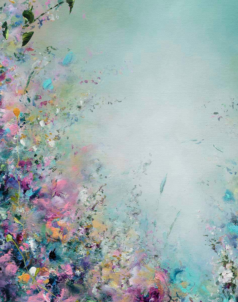 In A Heartbeat - Original - SOLD by artist Jaanika Talts - Wyecliffe Galleries