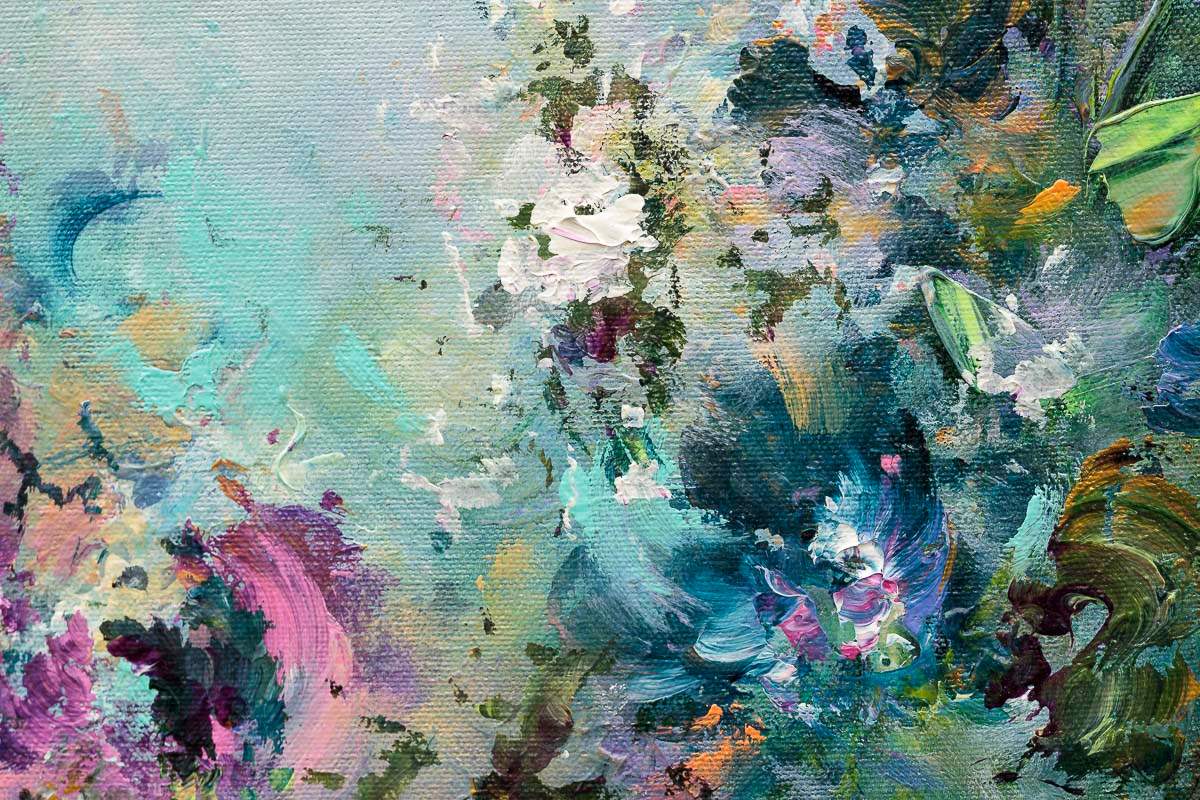 In A Heartbeat - Original - SOLD by artist Jaanika Talts - Wyecliffe Galleries