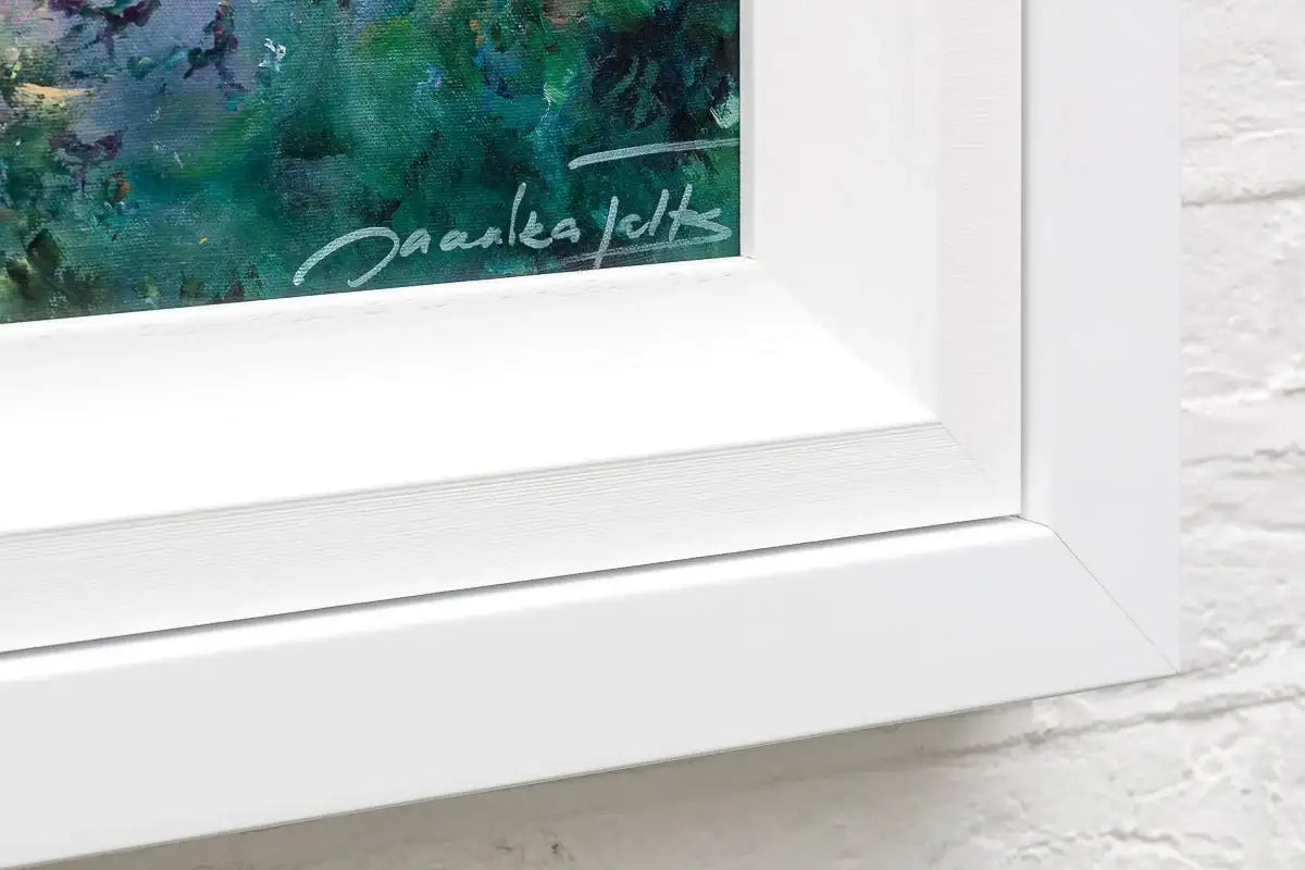 In A Heartbeat - Original - SOLD by artist Jaanika Talts - Wyecliffe Galleries