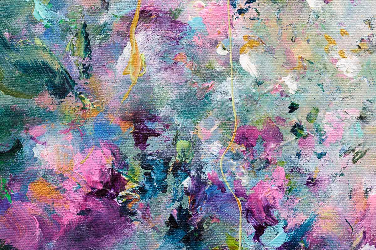 In A Heartbeat - Original - SOLD by artist Jaanika Talts - Wyecliffe Galleries