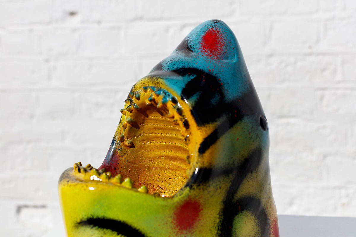 Small Shark Head VI - Original Sculpture Jeremy Olsen Original Sculpture