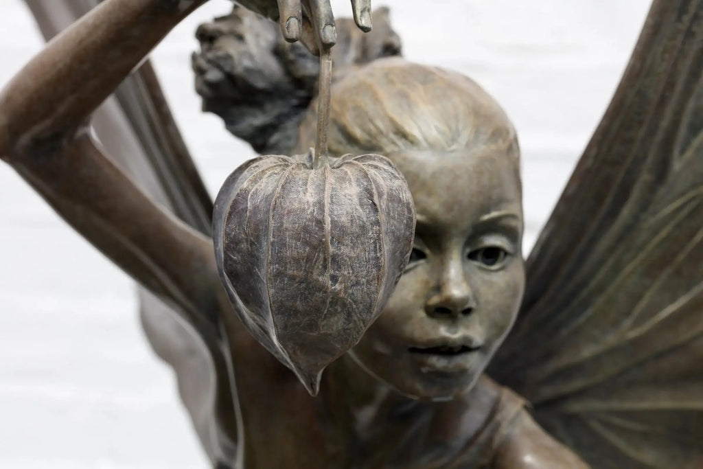 Fairy - Bronze Sculpture (Large) by artist Jim Kempton - Wyecliffe Galleries