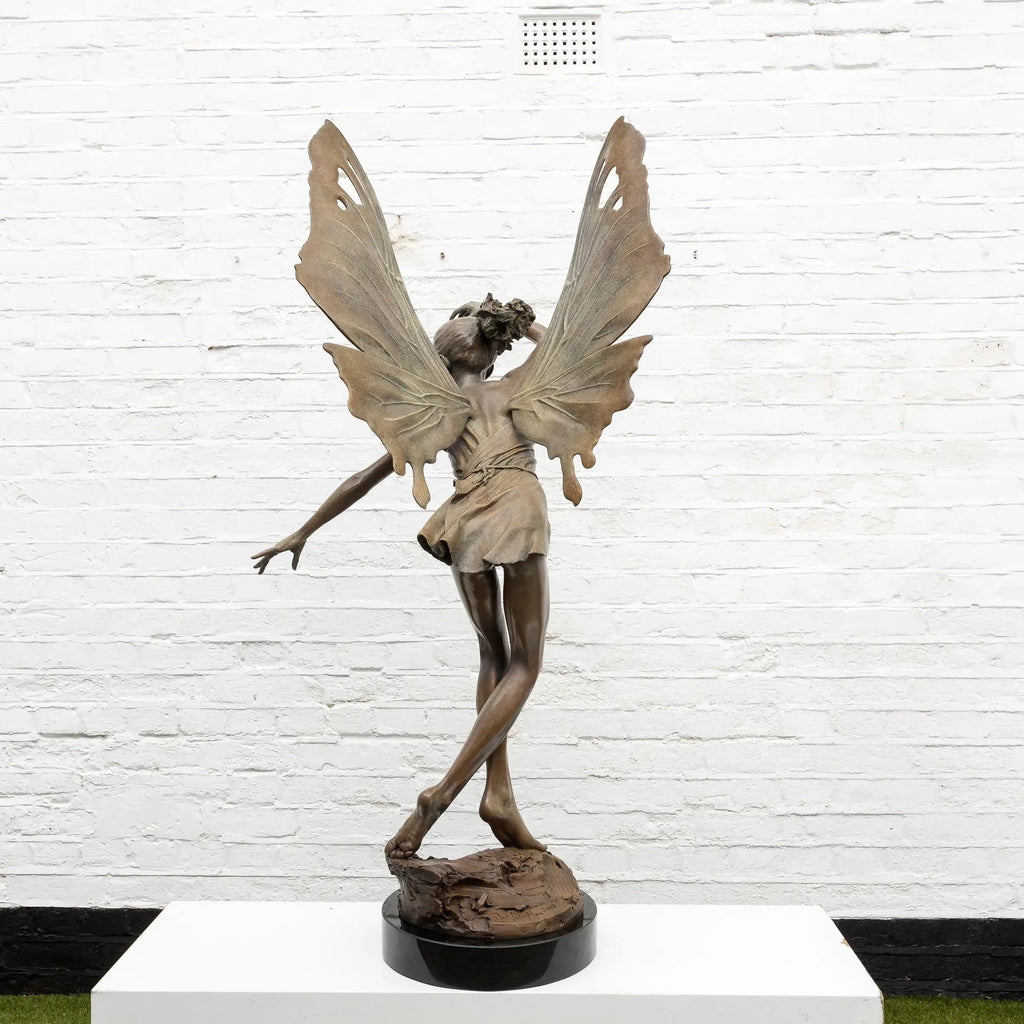 Fairy - Bronze Sculpture (Large) by artist Jim Kempton - Wyecliffe Galleries