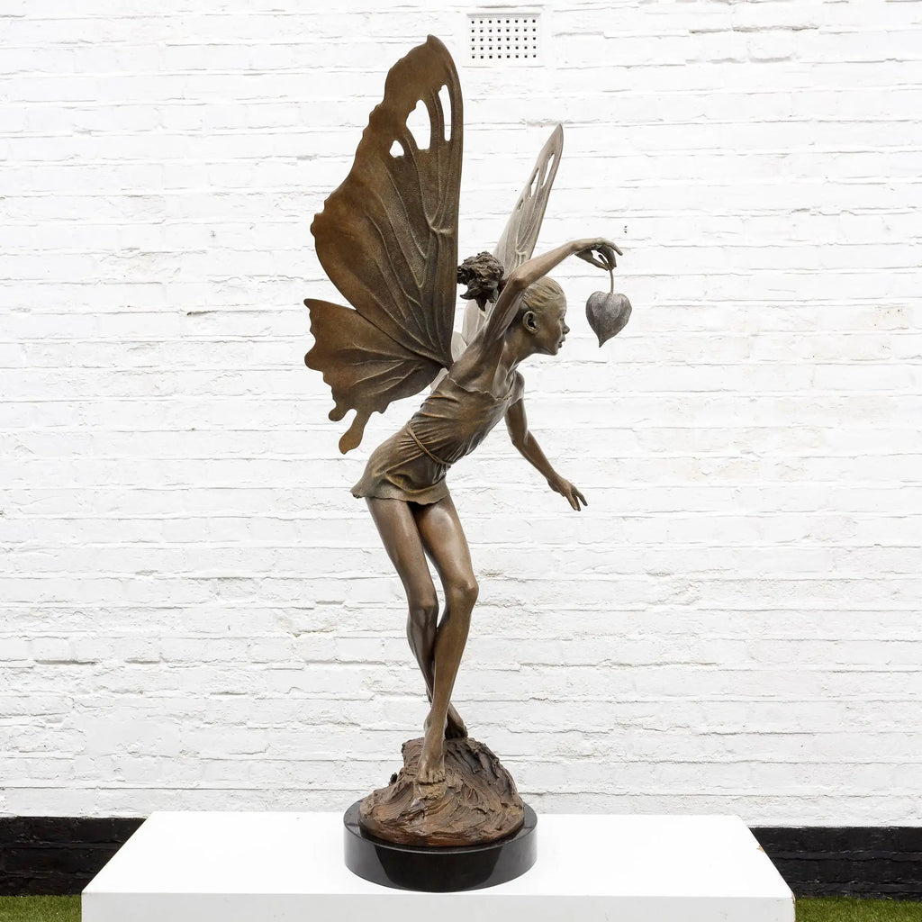 Fairy - Bronze Sculpture (Large) by artist Jim Kempton - Wyecliffe Galleries
