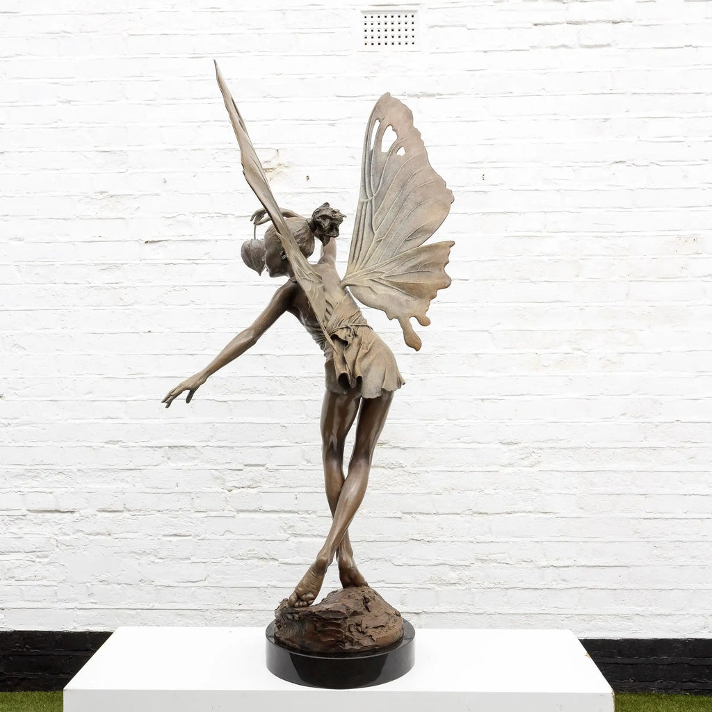 Fairy - Bronze Sculpture (Large) by artist Jim Kempton - Wyecliffe Galleries