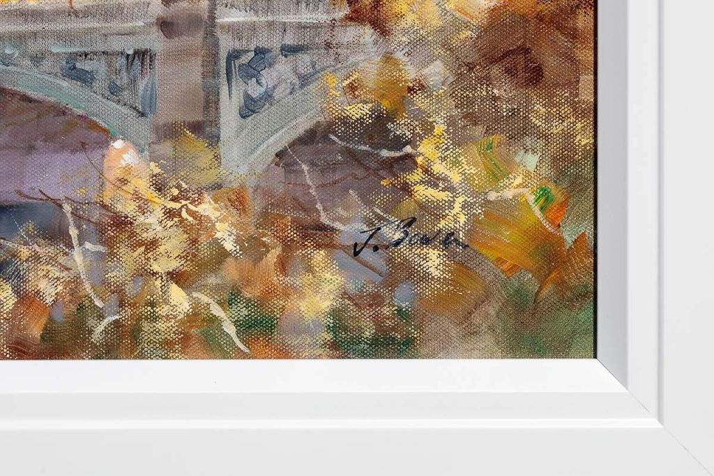 Sunset Over Westminster - Original - SOLD by artist Joe Bowen - Wyecliffe Galleries