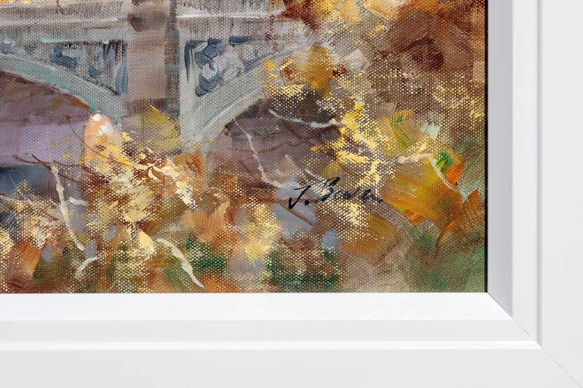 Sunset Over Westminster - Original - SOLD by artist Joe Bowen - Wyecliffe Galleries