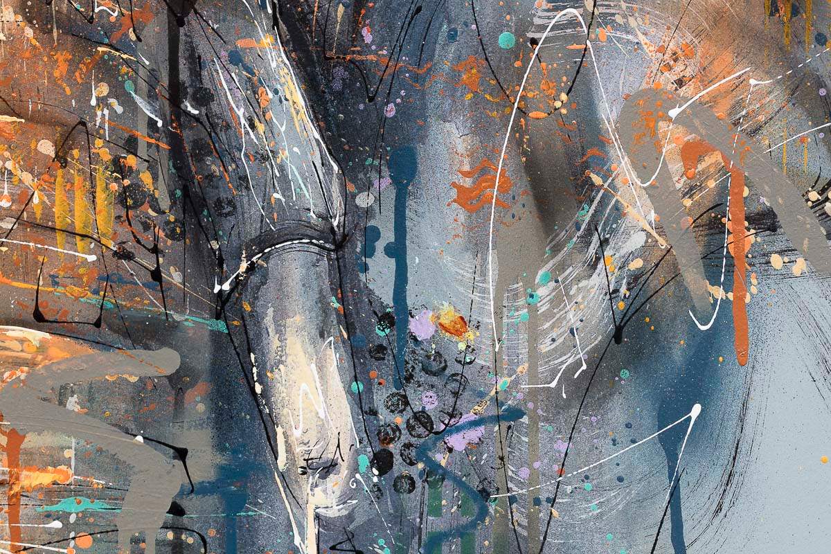 Kuda - Original - SOLD by artist Joe Galindo - Wyecliffe Galleries