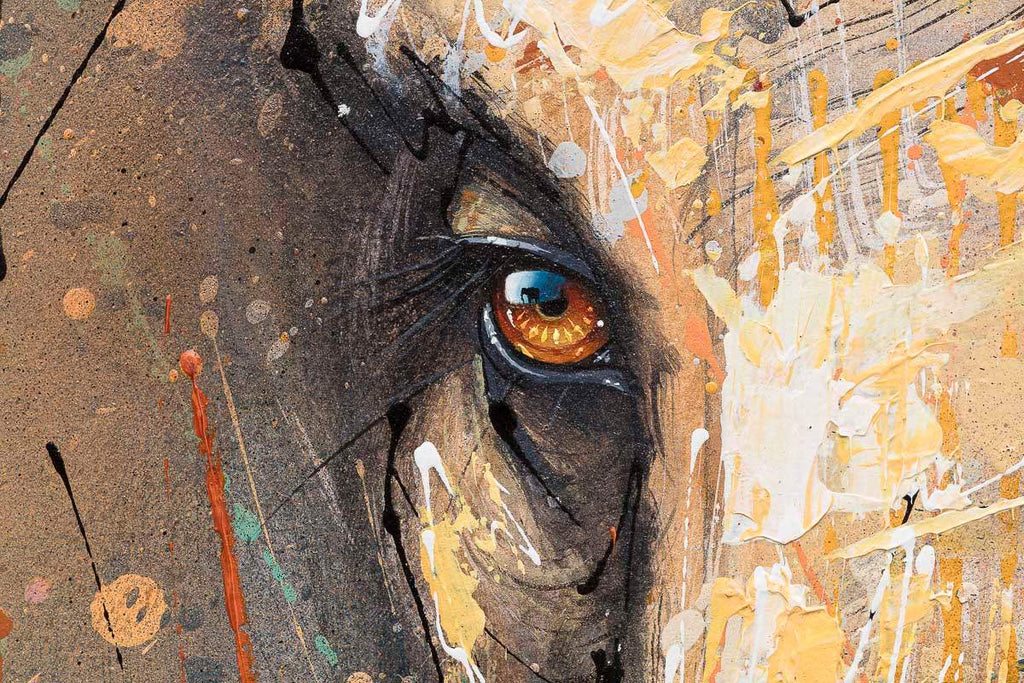 Kuda - Original - SOLD by artist Joe Galindo - Wyecliffe Galleries