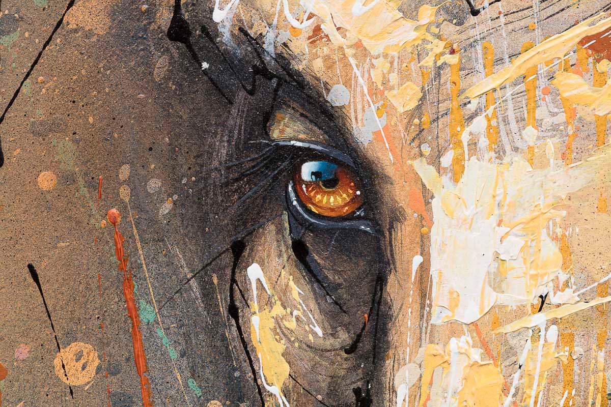 Kuda - Original - SOLD by artist Joe Galindo - Wyecliffe Galleries