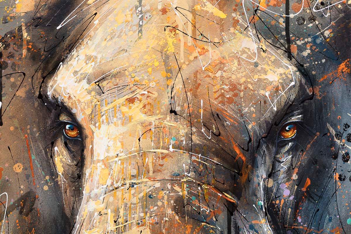 Kuda - Original - SOLD by artist Joe Galindo - Wyecliffe Galleries