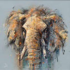 Kuda - Original - SOLD by artist Joe Galindo - Wyecliffe Galleries