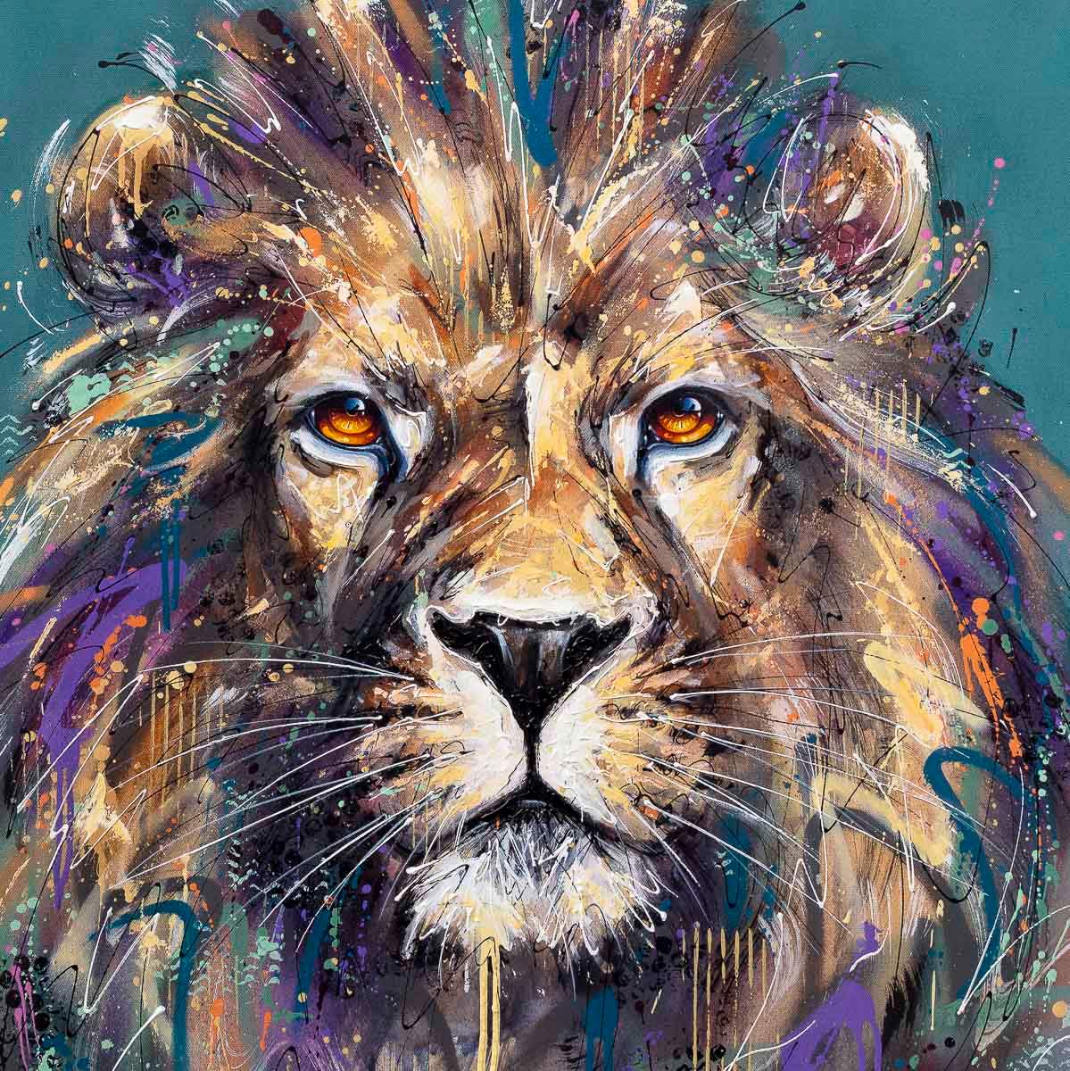 Leo - Edition by artist Joe Galindo - Wyecliffe Galleries
