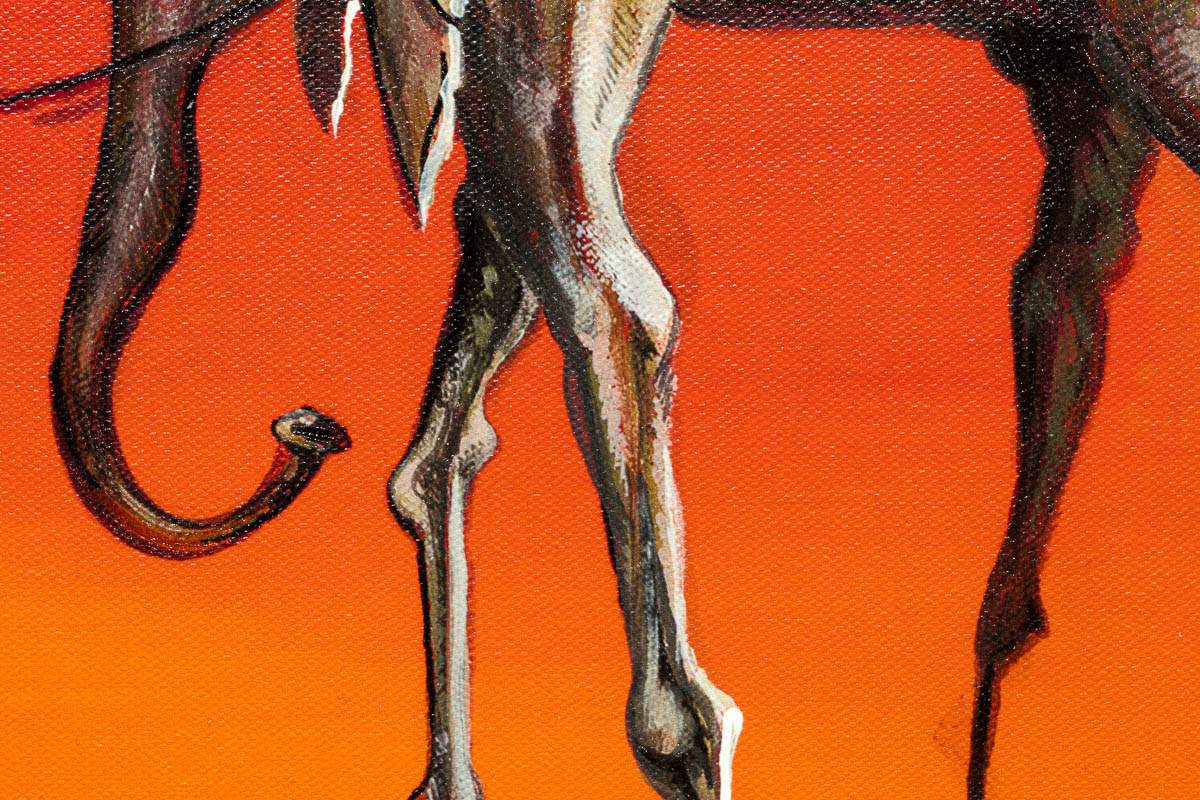 Elephant In The Style Of Salvador Dali - Edition - Rare by artist John Myatt - Wyecliffe Galleries
