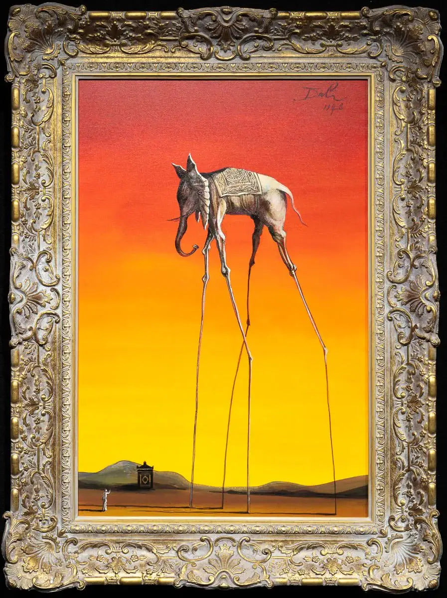 Elephant In The Style Of Salvador Dali - Edition - Rare by artist John Myatt - Wyecliffe Galleries