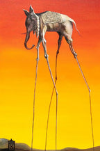 Elephant In The Style Of Salvador Dali - Edition - Rare by artist John Myatt - Wyecliffe Galleries