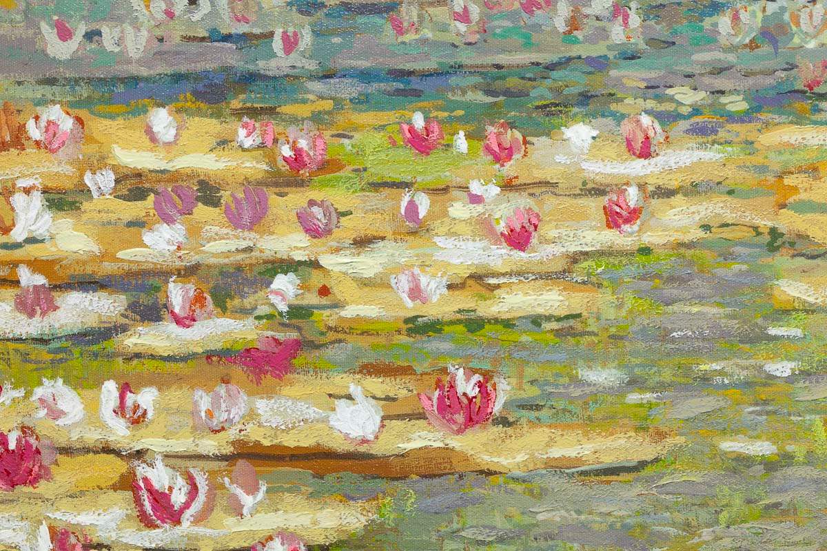 Japanese Bridge - Edition - SOLD by artist John Myatt - Wyecliffe Galleries