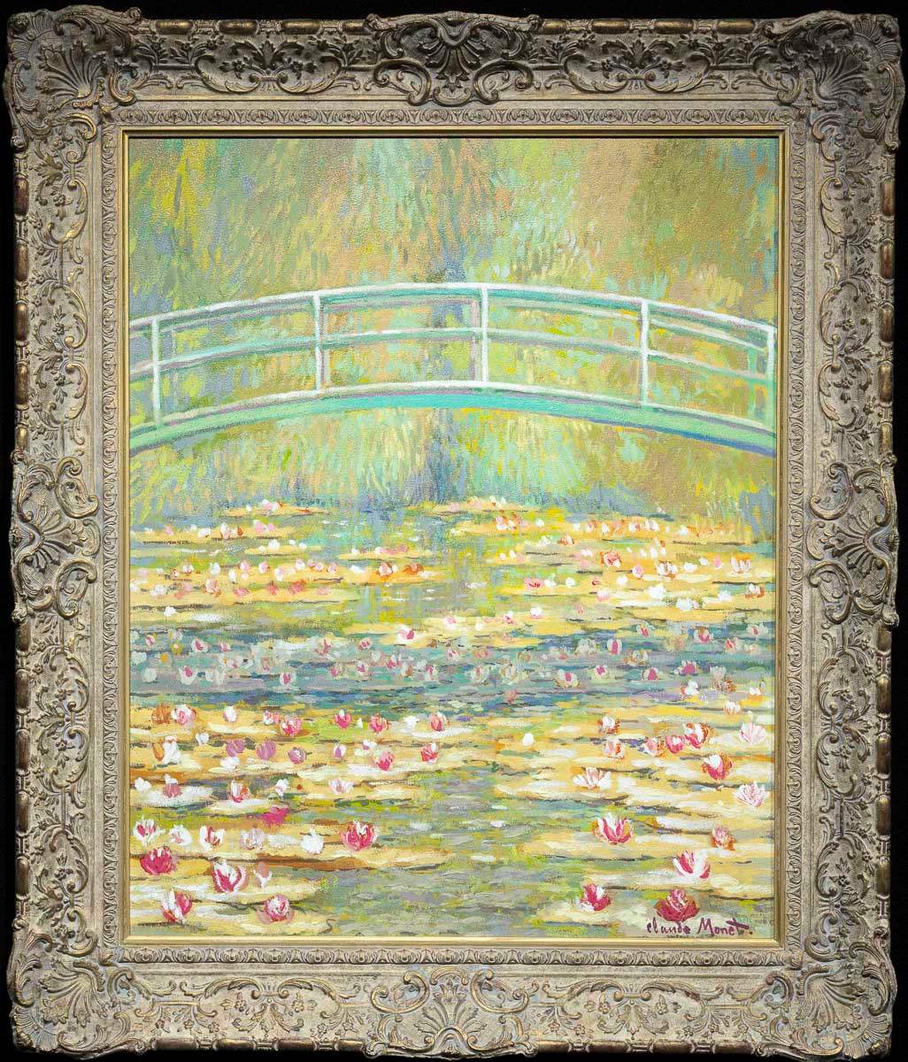 Japanese Bridge - Edition - SOLD by artist John Myatt - Wyecliffe Galleries
